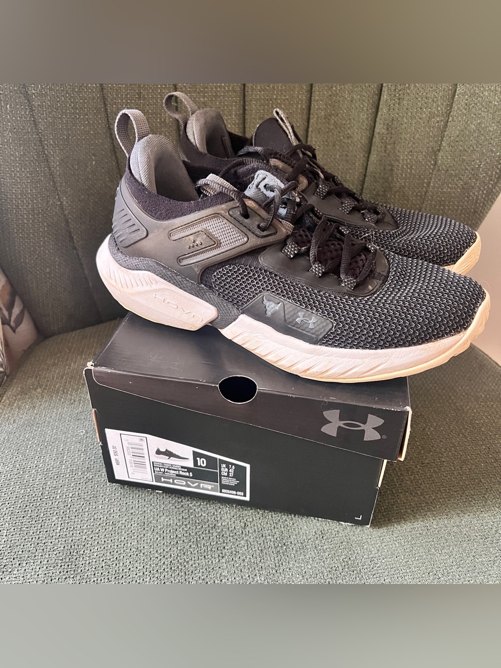 Under Armour Project Rock 5 Women's Training Shoes Size 10